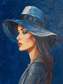 Elegante Frau im impressionistischen Stil von STUDIO ARTSY