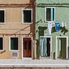 Huisjes van Burano, Italië van Anne Verhees