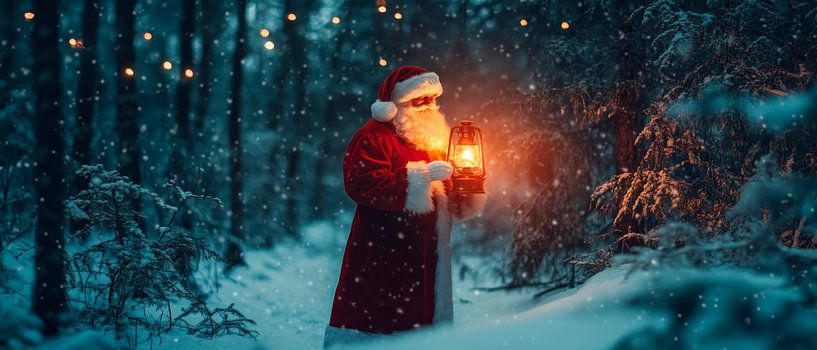 Christmas in the forest by Poster Art Shop