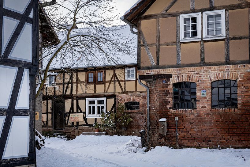 Herleshausen in winter by Roland Brack