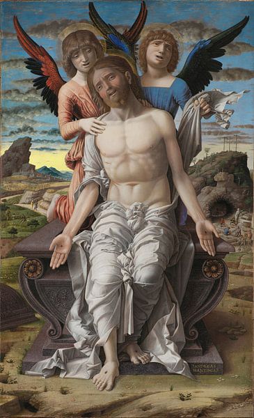 Andrea Mantegna, Christus als leidender Erlöser - 1495-1500 von Atelier Liesjes