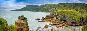 Bay zu dem Pancake Rock, Neuseeland