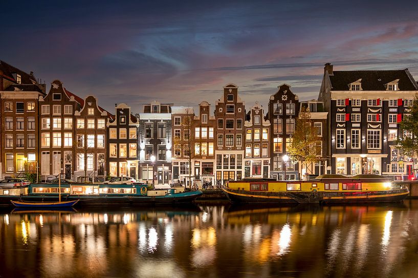 Soirée au Singel à Amsterdam par Peter Bartelings