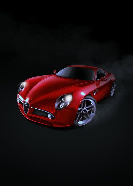 Alfa Romeo 8c von John Dan