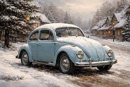 Eine Fahrt durch die Geschichte – Volkswagen Käfer – Typ 1 – 1949 von Johannas Art Creations