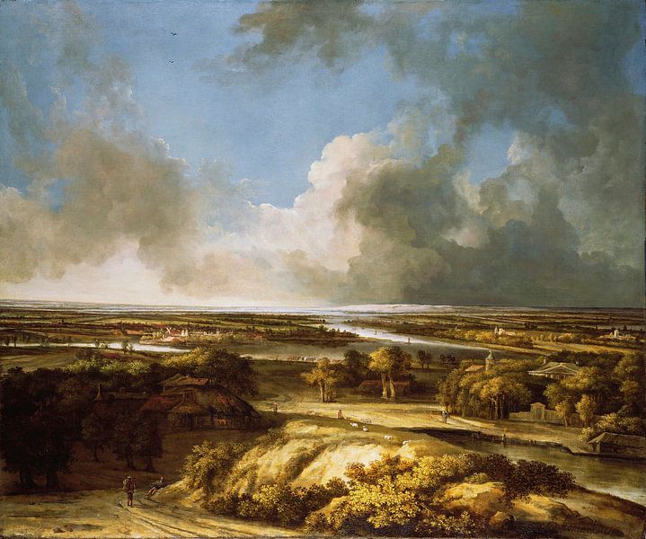 Eine Panoramalandschaft, Philips Koninck von Meisterhafte Meister