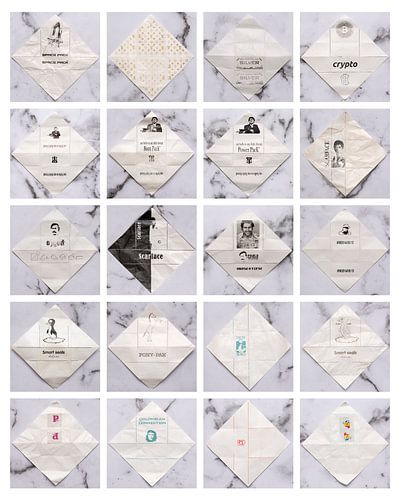 Gnome mail; Sheet with 20 designs