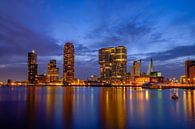 Rijnhaven bij nacht van Johan Vanbockryck thumbnail