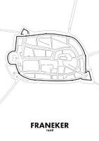 Franeker city map 1649