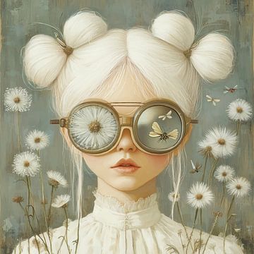 Fluffy garden van Mirjam Duizendstra