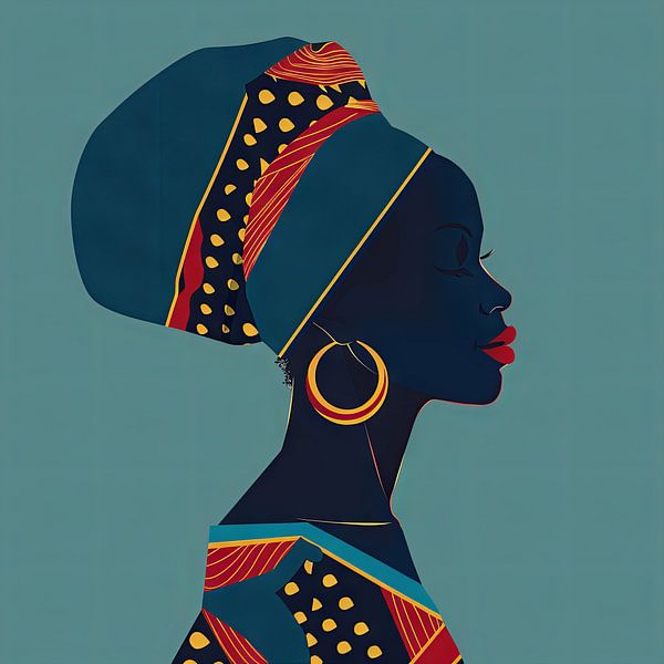 Eleganz in farbenfrohem Stil von Poster Art Shop