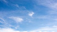 Blue sky with clouds
