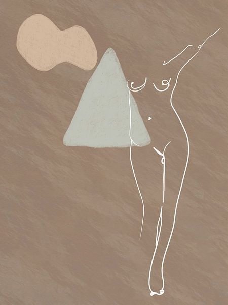 Abstract beauty III by Arjen Roos