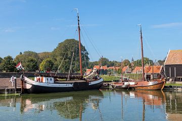 Historische boten in Enkhuizen