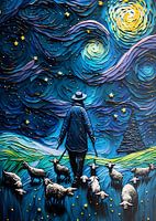 Farmer and his sheep