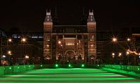 Green skating rink of the Rijksmuseum - Amsterdam, the Netherlands by Be More Outdoor thumbnail