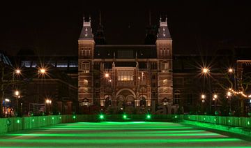 Green skating rink of the Rijksmuseum - Amsterdam, the Netherlands by Be More Outdoor