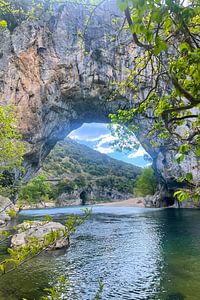 Pont d''-Arc : pont naturel en pierre sur l'Ardèche