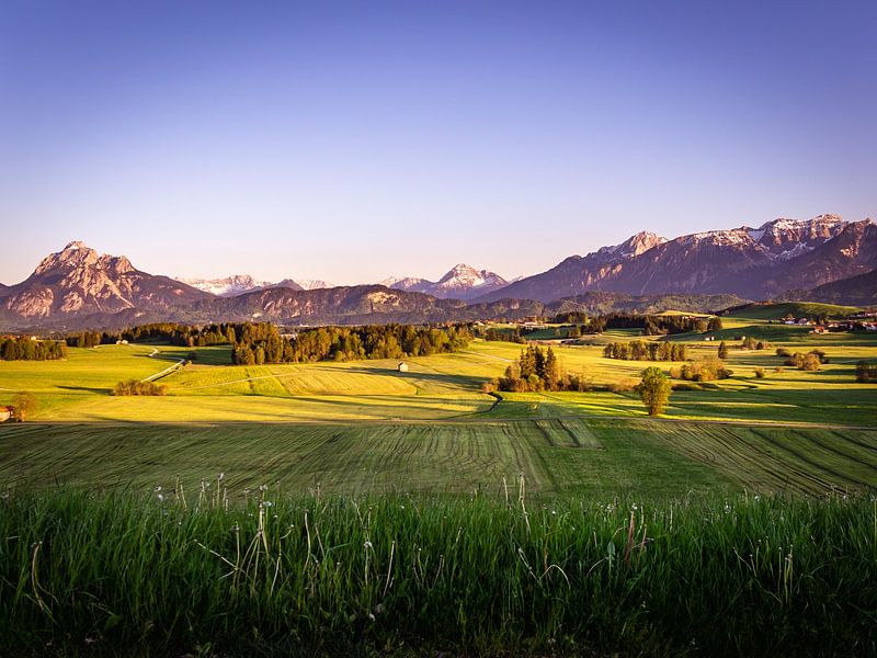 Bayern Landschaft mit Berge von Mustafa Kurnaz