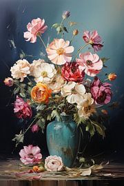 Flowers still life cheerful by vanMuis