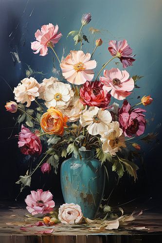 Bloemen stilleven vrolijk