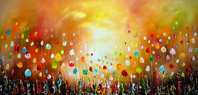Flowers by Gena Theheartofart