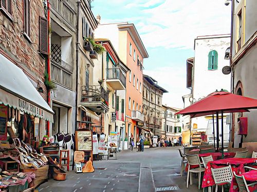 Castiglione Del Lago Straatbeeld