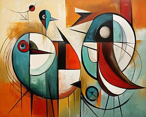 Abstrakte Vögel | Abstrakte Kunst
