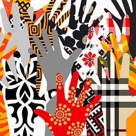 People - 'Hands' van Jole Art (Annejole Jacobs - de Jongh)