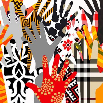 People - 'Hands' by Jole Art (Annejole Jacobs - de Jongh)