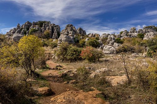 Torcal de Antequera, formations rocheuses extraordinaires, Espagne.