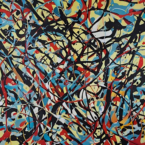 Abstract Expression - An Homage to Jackson Pollock