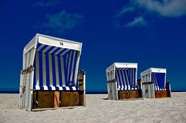 Beach chairs number 18, 17 & 16 by Norbert Sülzner