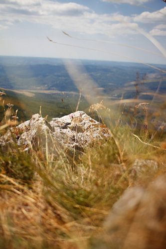 Au sommet d'une montagne en Croatie