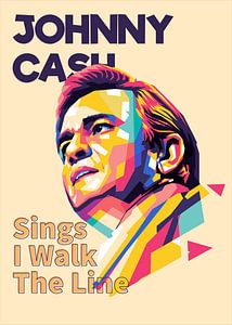 Johnny Cash van Wpap Malang