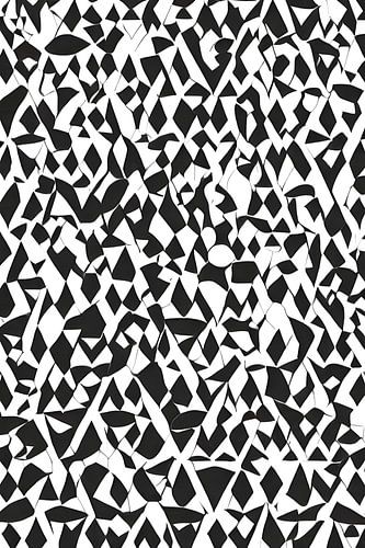 Abstracte muurschildering XIII