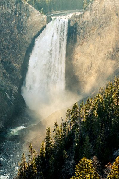 Les chutes d'eau de Yellowstone par Stefan Verheij