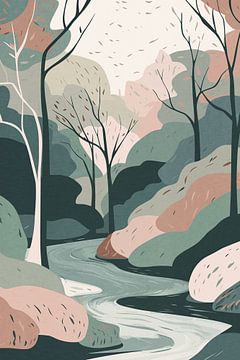 Wald im Herbst von Patterns & Palettes