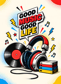 The Sound Lab – Retro-Musik-Collage von irgian firmansyah
