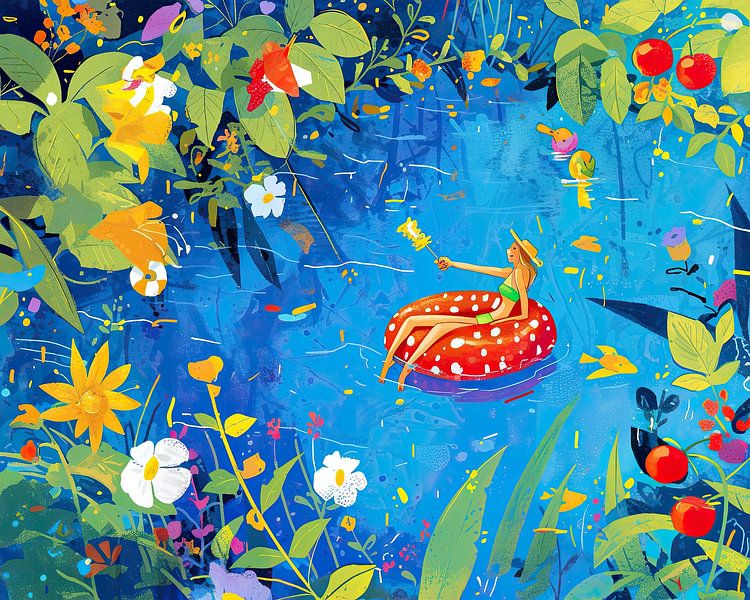 Peinture pour femmes | Floral Escape Dream par La collection ARTEO