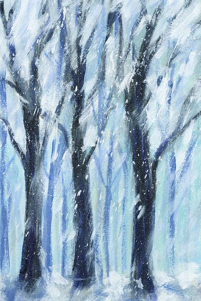 Winterbäume von Karen Kaspar