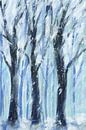 Winterbäume von Karen Kaspar Miniaturansicht