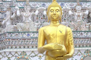 Tempel Bangkok Thailand van Jeroen Niemeijer