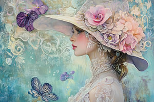 Pastell Frau