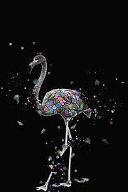 La mosaique du flamand noir by Catherine Fortin