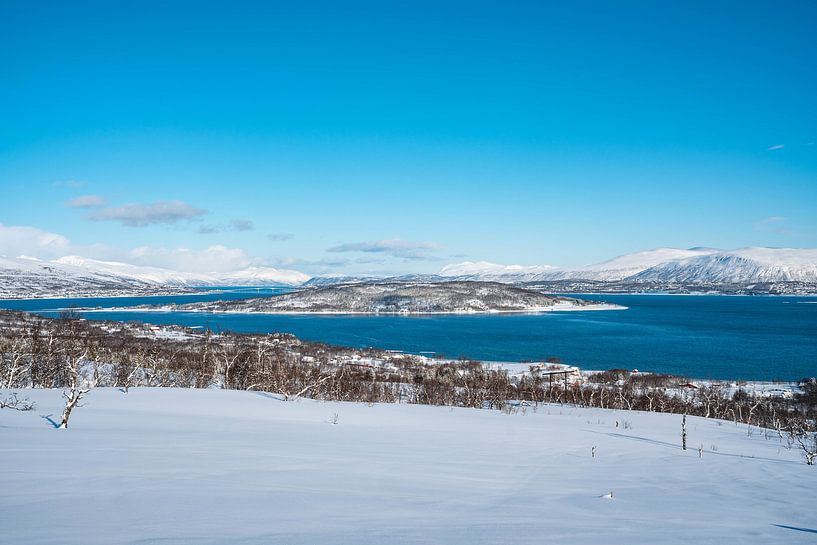 Winter landscape near Tromso by Leo Schindzielorz
