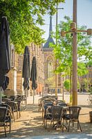 Terrasse der Lebuïnus Kirche Deventer