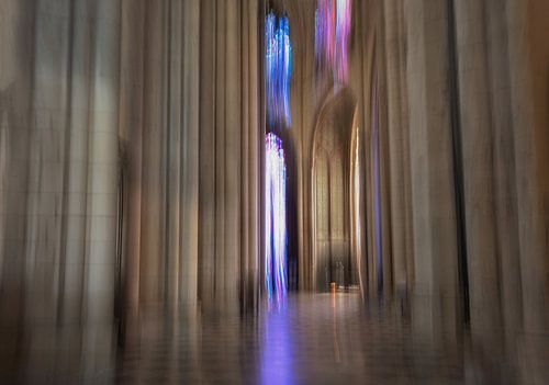 Intérieur de la cathédrale de Beauvais en technique ICM