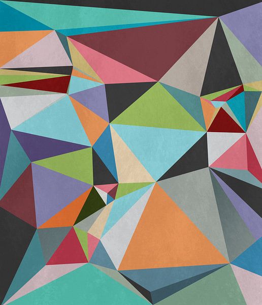Connected triangles by Angel Estevez