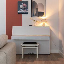 Photo de nos clients: Abstrait moderne aux couleurs pastel par Studio Allee, sur toile